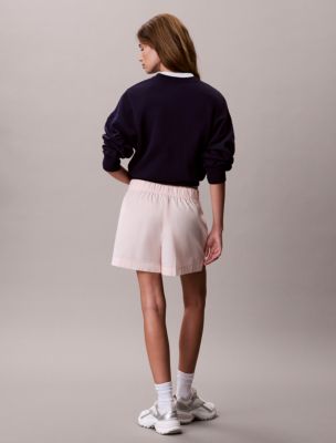 Женские шорты Calvin Klein Cotton Poplin Pull-On Shorts — фото 4