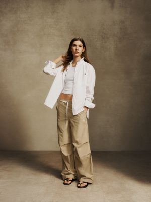 Женские брюки Calvin Klein Crinkle Nylon Pants — фото 2
