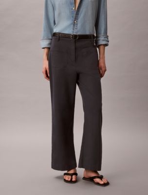 Женские брюки Calvin Klein Marcy Twill Wide Leg Pants — фото 2