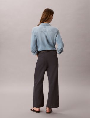 Marcy Twill Wide Leg Pants | Calvin Klein
