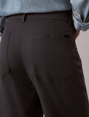 Женские брюки Calvin Klein Marcy Twill Wide Leg Pants — фото 5