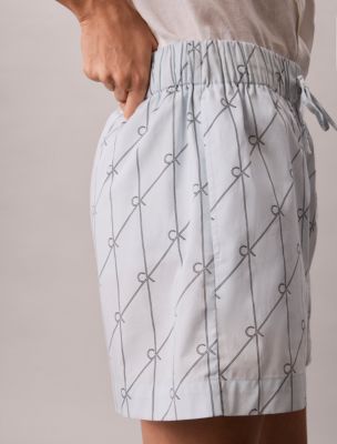 Женские шорты Calvin Klein Cotton Poplin Printed Shorts — фото 5