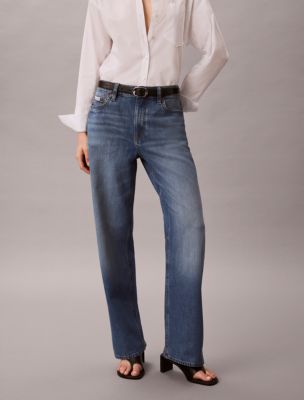 Женские джинсы Calvin Klein 90s Straight Cotton Linen Jeans — фото 2