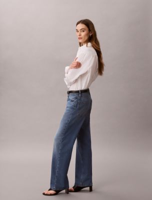 Женские джинсы Calvin Klein 90s Straight Cotton Linen Jeans — фото 5