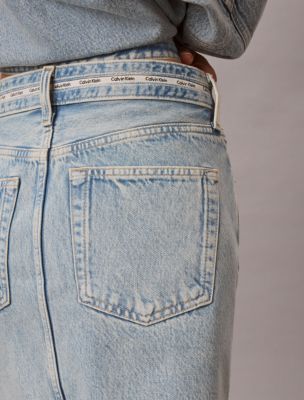 Женские юбки Calvin Klein Denim Logo Mini Skirt — фото 4