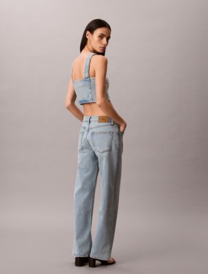 Женские топы Calvin Klein Denim Trucker Tank Top — фото 4