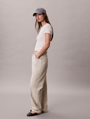 Женские джинсы Calvin Klein Relaxed Barrel Jeans — фото 5