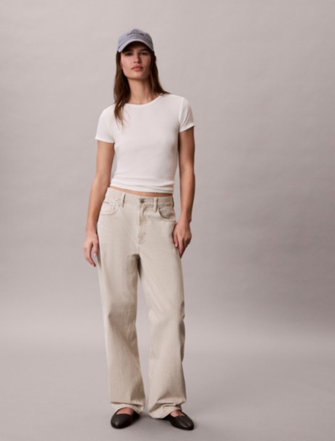 Женские джинсы Calvin Klein Relaxed Barrel Jeans