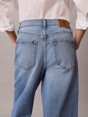 Женские джинсы Calvin Klein Cropped Wide Leg Jeans — фото 4