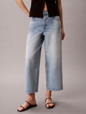 Cropped Wide Leg Jeans