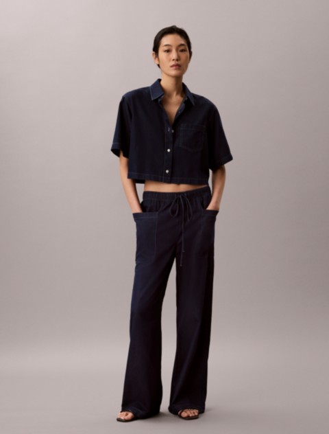Женские джинсы Calvin Klein Cotton Lyocell Pull-On Cargo Pants