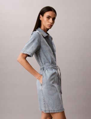 Женские платья Calvin Klein Denim Belted Mini Dress — фото 3