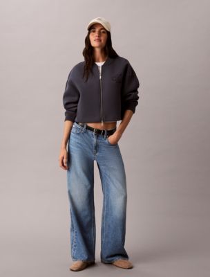 Low Rise Baggy Jeans, Blue July