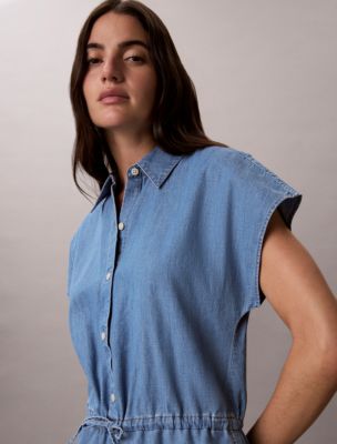 Женские комбинезоны Calvin Klein Washed Chambray Romper — фото 2