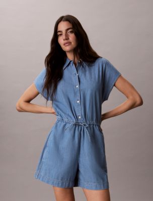 Женские комбинезоны Calvin Klein Washed Chambray Romper — фото 4