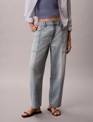 Женские джинсы Calvin Klein Workwear Denim 90s Loose, цвет: Индиго — фото 2