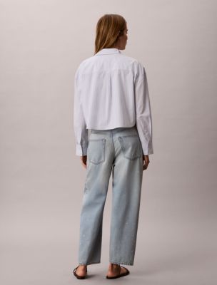 Женские джинсы Calvin Klein Workwear Denim 90s Loose, цвет: Индиго — фото 3