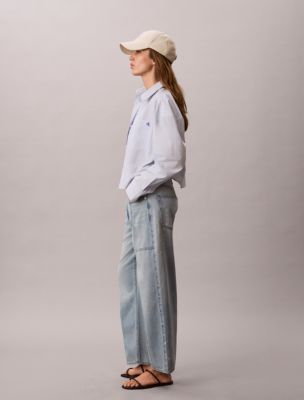 Женские джинсы Calvin Klein Workwear Denim 90s Loose, цвет: Индиго — фото 5