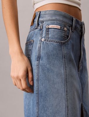 Женские юбки Calvin Klein Workwear Denim Midi Skirt — фото 3