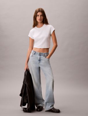 90s Straight Lightweight Jeans, Indigo Stone