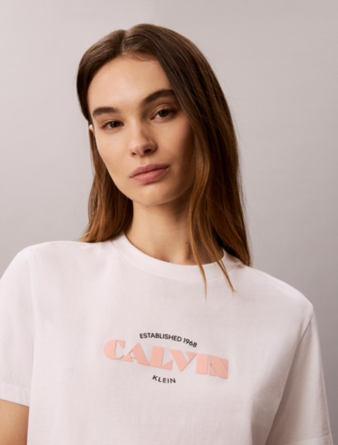 Женские футболки Calvin Klein Bold Logo Graphic Classic T-Shirt