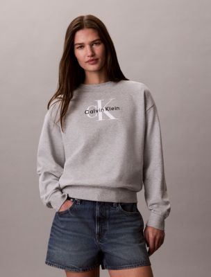 Monologo French Terry Relaxed Sweatshirt, Heroic Grey Heather