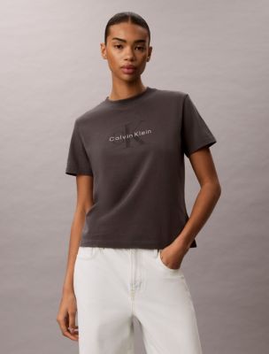 Acid Wash Monologo Tee, Ebony