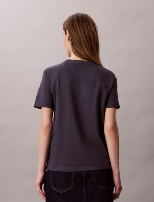 Женские футболки Calvin Klein Baby Terry Monologo Graphic Tee — фото 3