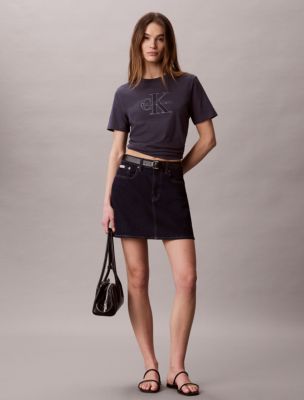 Женские футболки Calvin Klein Baby Terry Monologo Graphic Tee — фото 5