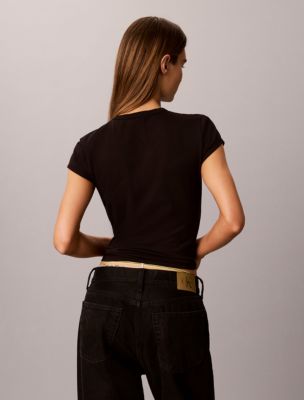 Женские футболки Calvin Klein Pride Monologo Baby Tee — фото 4