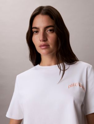 Женские футболки Calvin Klein Heritage Classic Cropped T-Shirt — фото 2