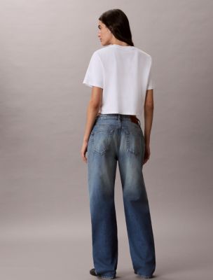 Женские футболки Calvin Klein Heritage Classic Cropped T-Shirt — фото 4