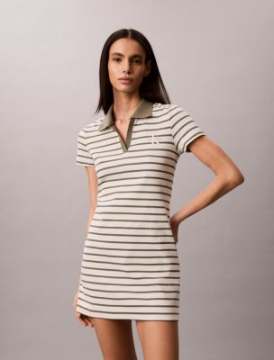 Monologo Rib Stripe Mini Dress - thumbnail 4