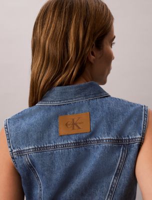 Женские жилеты Calvin Klein Denim Sleeveless Vest — фото 4