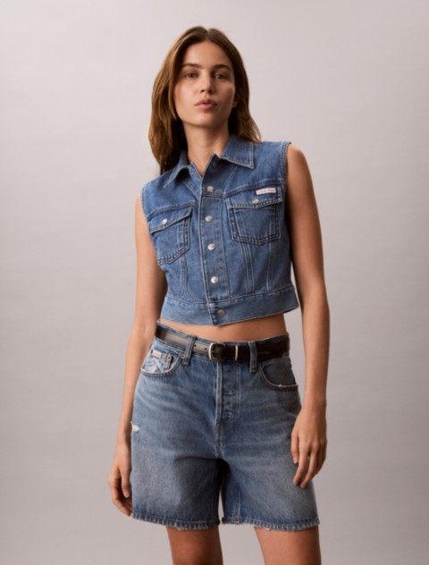 Женские жилеты Calvin Klein Denim Sleeveless Vest