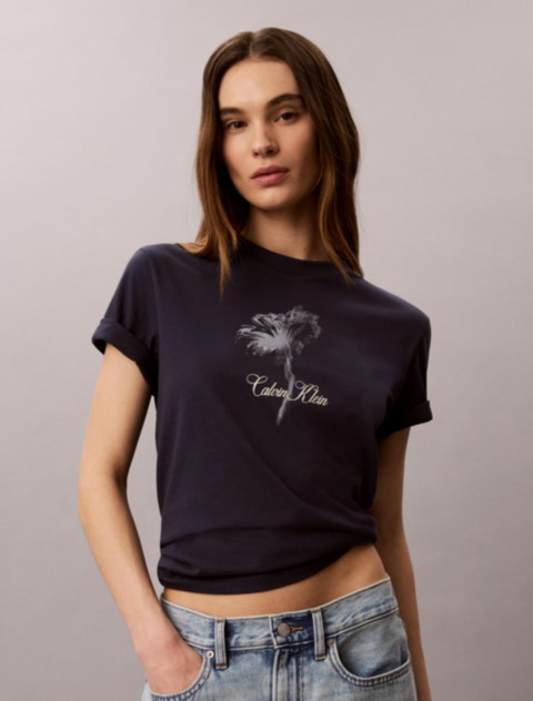 Женские футболки Calvin Klein Floral Graphic Classic Tee