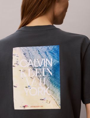 Женские футболки Calvin Klein CK NY Photo Graphic Boxy Tee — фото 2
