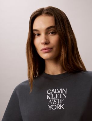 Женские футболки Calvin Klein CK NY Photo Graphic Boxy Tee — фото 4