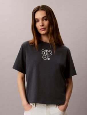 CK NY Photo Graphic Boxy Tee, Biloxi Blues