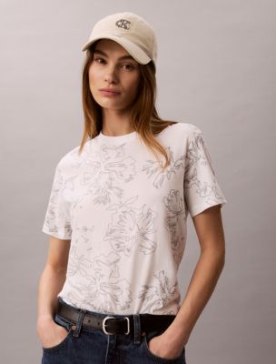 Floral Graphic Classic Tee from Calvin Klein - $45