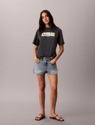 Женские футболки Calvin Klein NYC Photostrip Graphic Boxy T-Shirt — фото 2