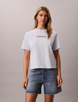 Женские футболки Calvin Klein Logo Graphic Boxy Tee — фото 5