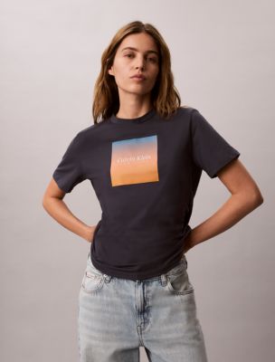 Sunset Graphic Classic Tee, India Ink