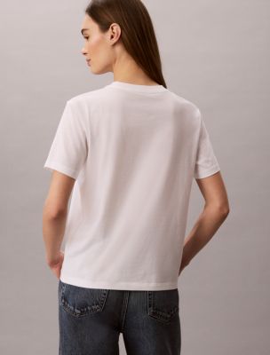 Женские футболки Calvin Klein Felt Logo Graphic Classic T-Shirt — фото 5