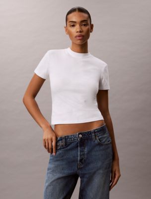 Allover Monogram Slim T-Shirt, Bright White Aop