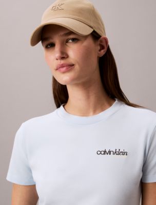 Женские футболки Calvin Klein Logo Graphic Slim T-Shirt — фото 2