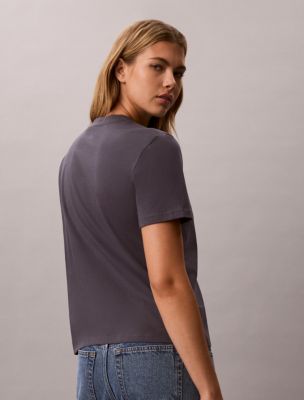 Женские футболки Calvin Klein Palm Tree Logo Graphic T-Shirt — фото 4
