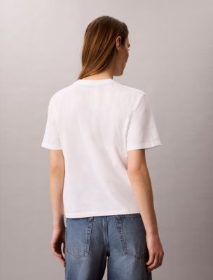 Женские футболки Calvin Klein Boxy CK NY Graphic Tee — фото 5