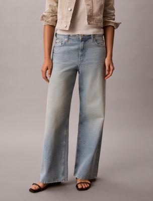 Женские джинсы Calvin Klein Low Rise Baggy Logo Jeans — фото 2