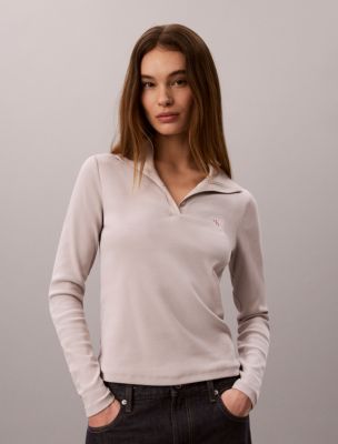 Woven Monologo Henley Turtleneck Sweater, Ashes Of Roses